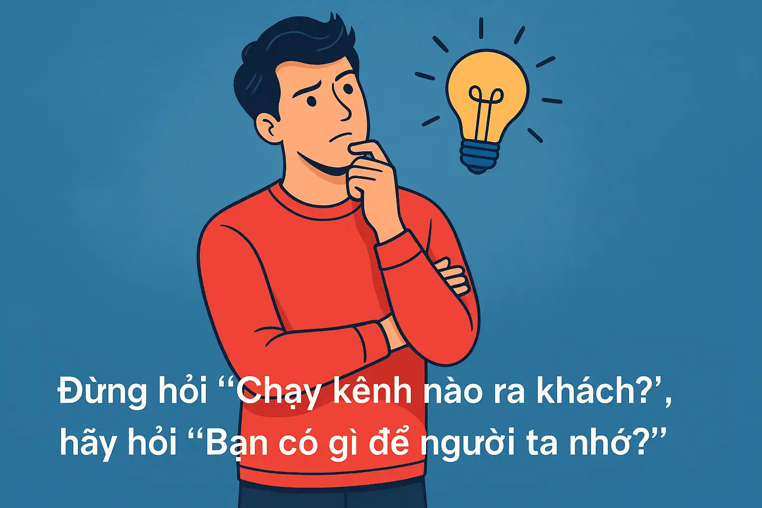 Bạn có thể không viral, nhưng nhất quán – để người ta lướt qua là nhớ bạn từng thấy ở đâu đó.